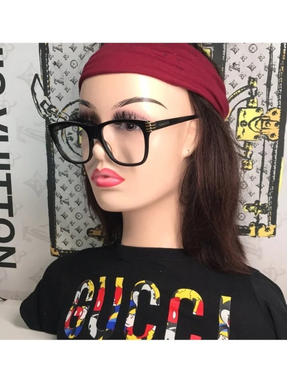Gucci Black Oversized Square Sunglasses GG0526o 001